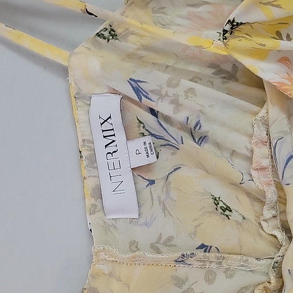 Yellow Petite Floral Jumpsuit - Picture 3 of 5